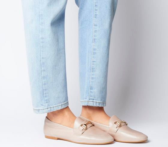 womens nude loafers