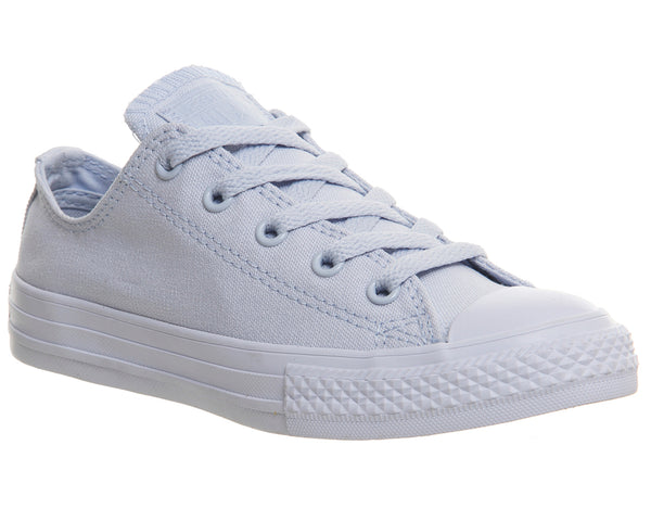 converse all star low trainers white mono iridescent exclusive