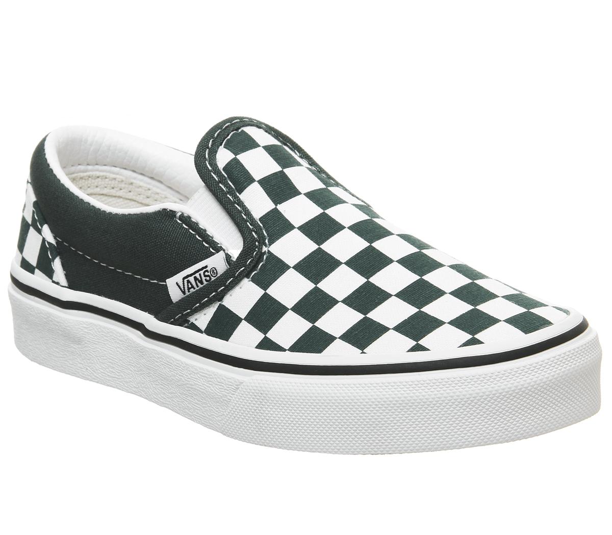 vans slip ons kids Black