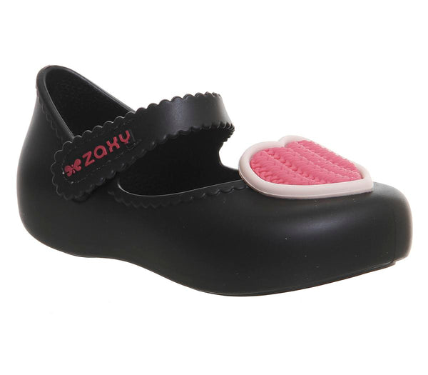 Kids Zaxy Baby Heart Black Pink 