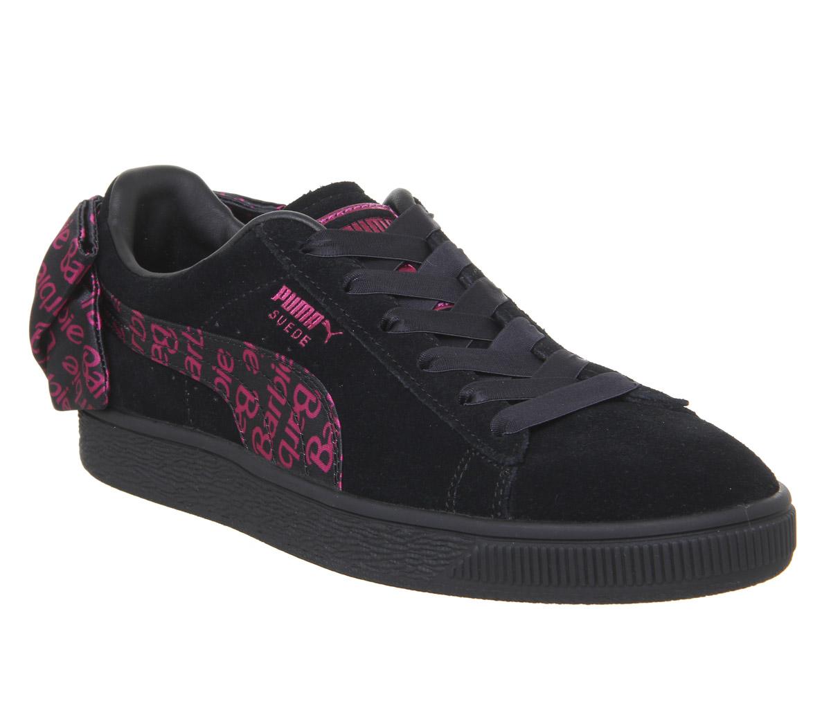 puma suede classic black womens