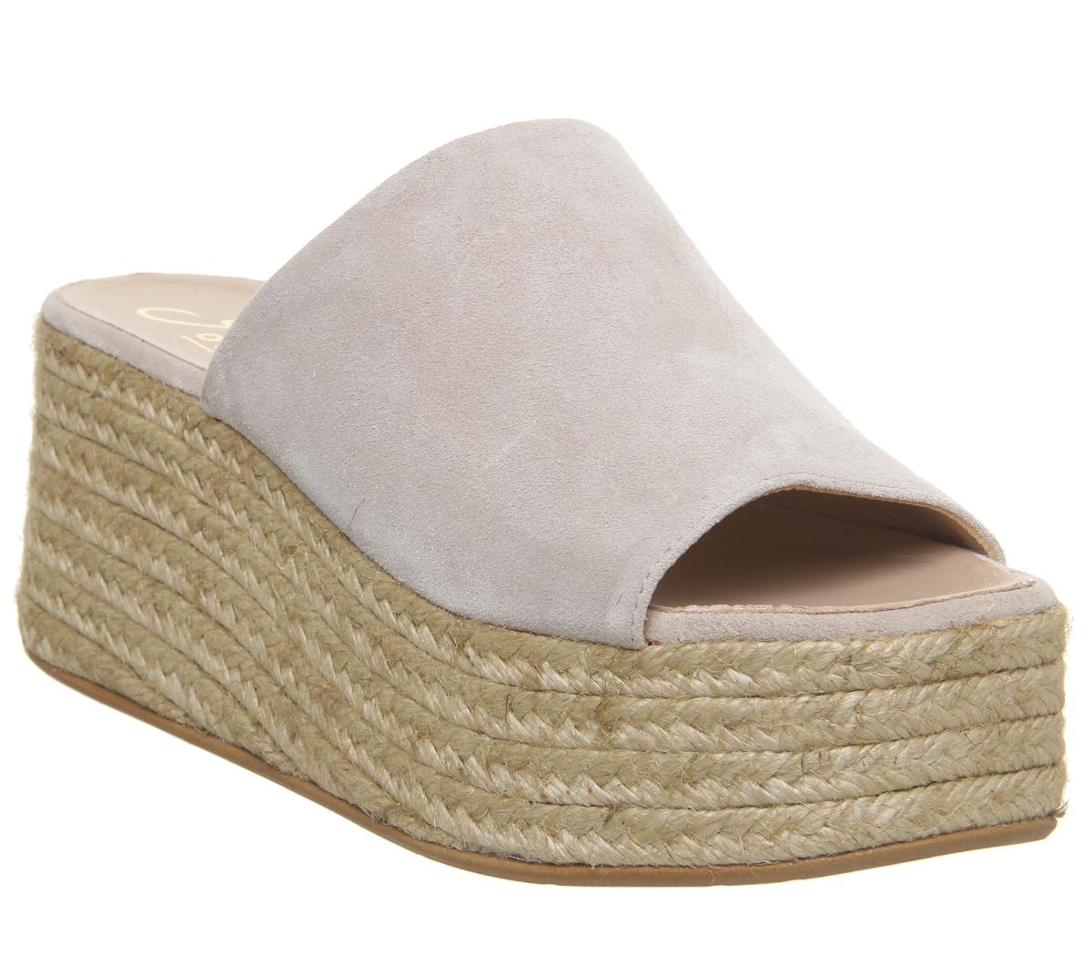 flatform espadrille mules