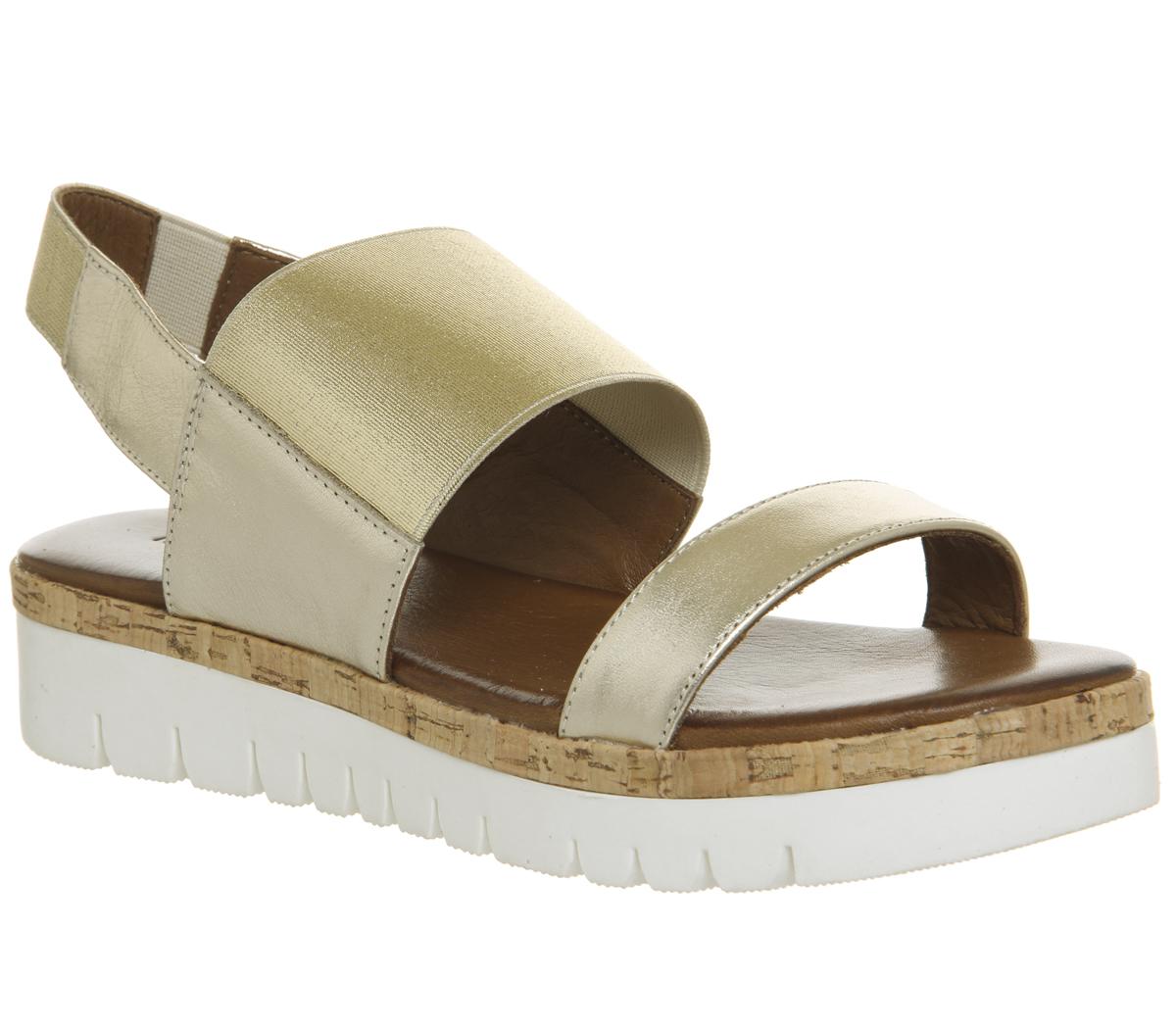 inuovo gold sandals