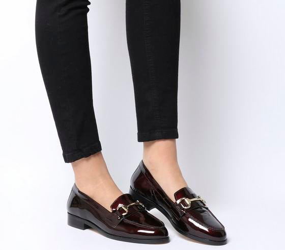 womens patent loafers