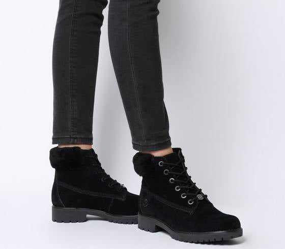 black timberlands womens