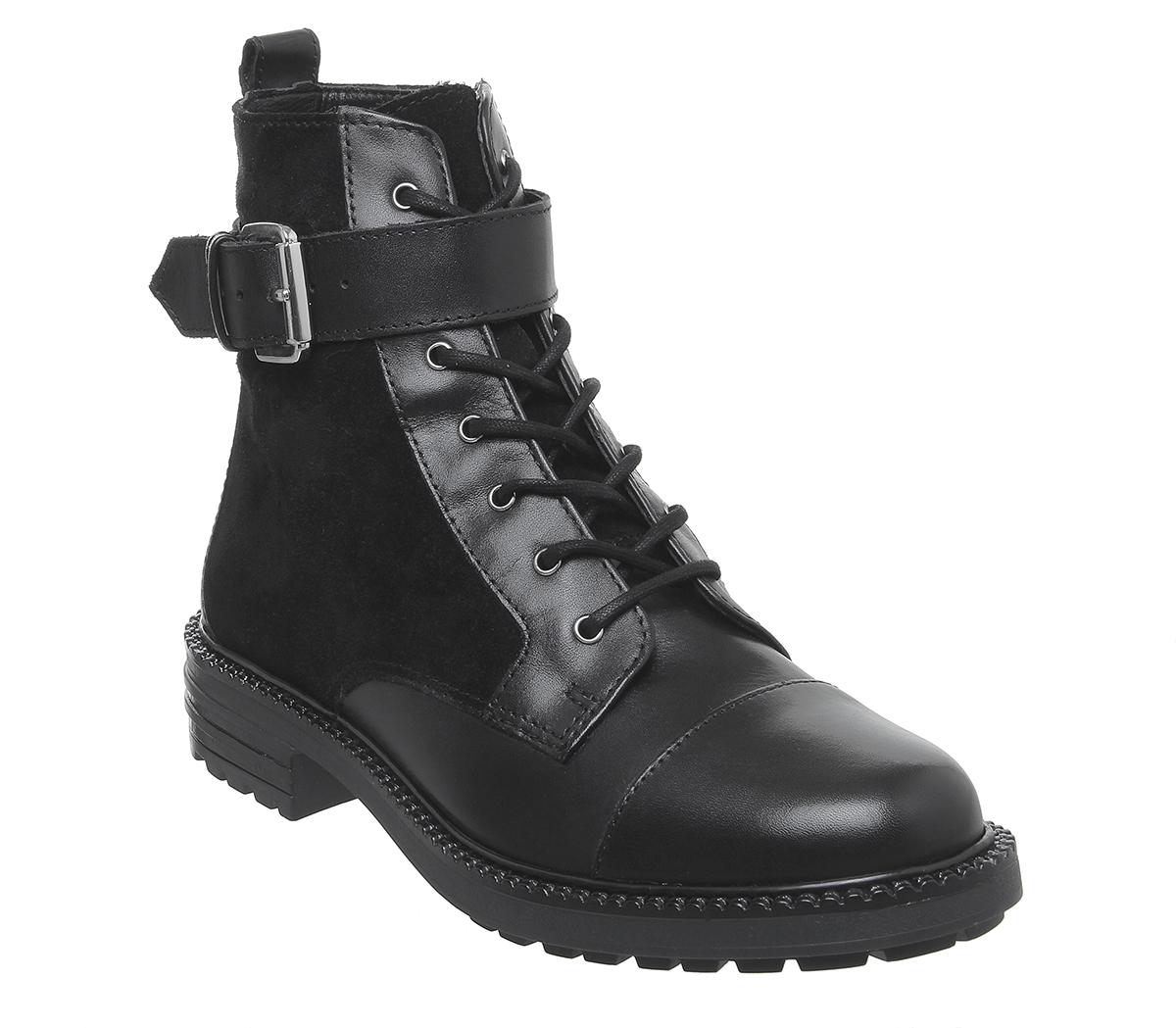 office black biker boots