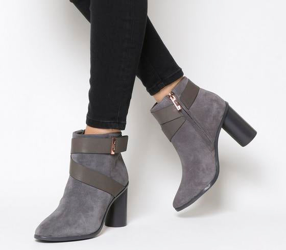 grey ted baker heels