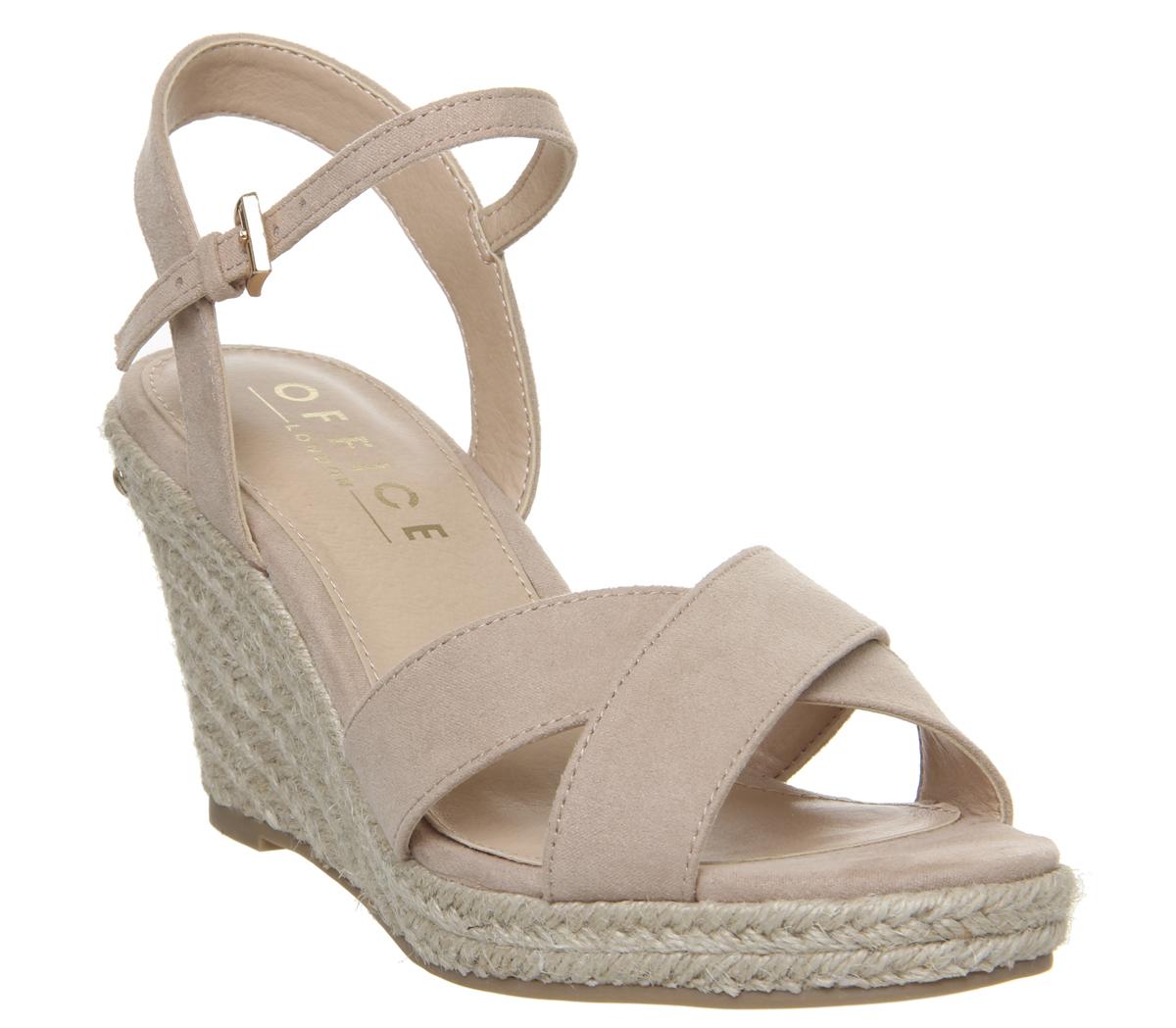 womens nude wedges