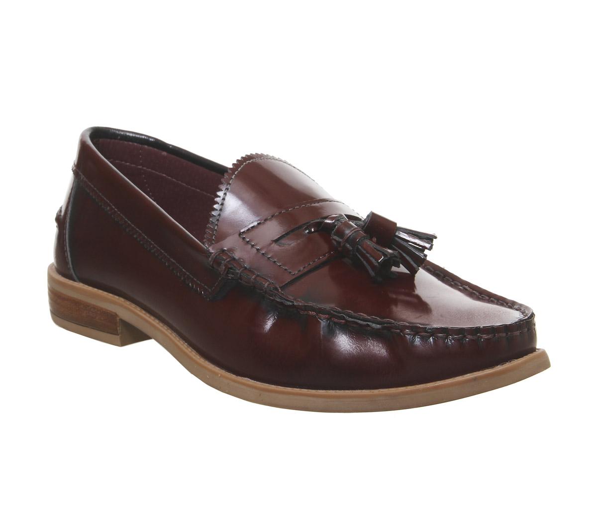 Mens Office Liho Tassel Loafer Bordo Hi 