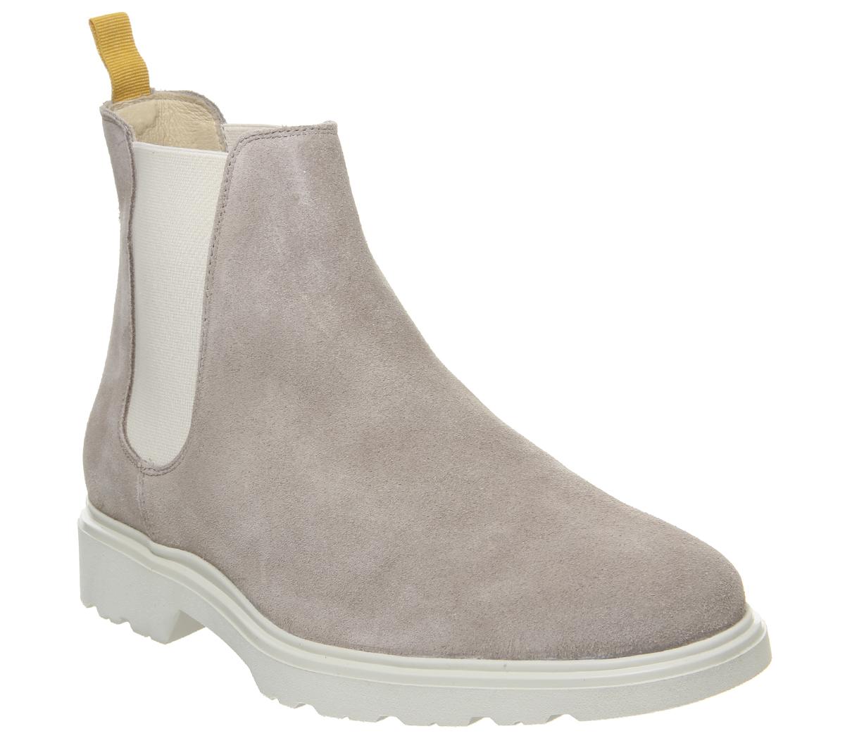 mens sand suede chelsea boots