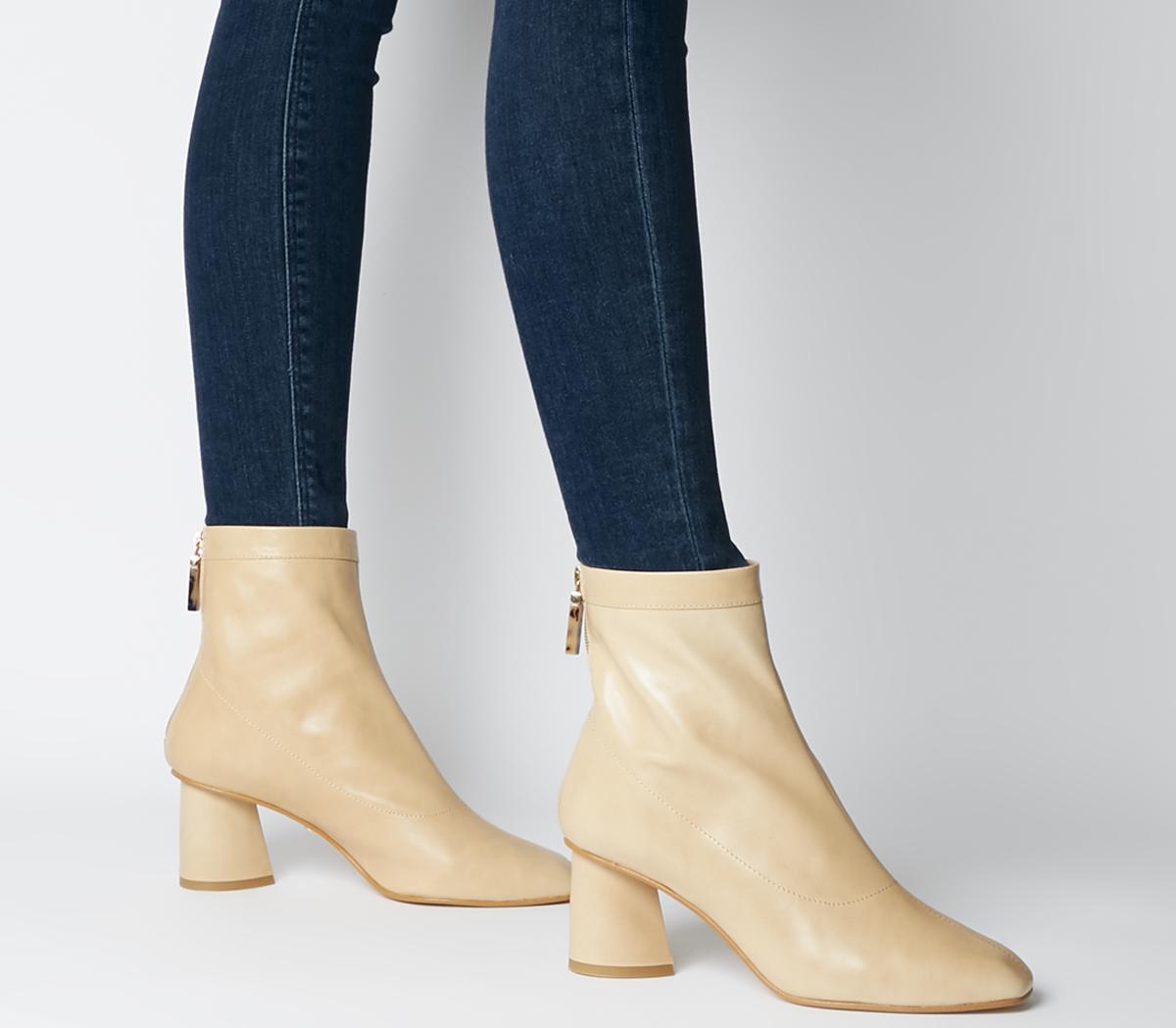 camel leather knee high boots
