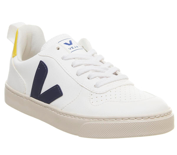 Kids Veja V10 Youth White Cobalt Gold 