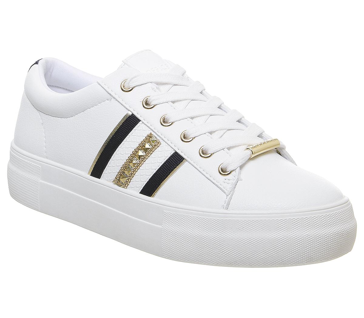 office white womens trainers