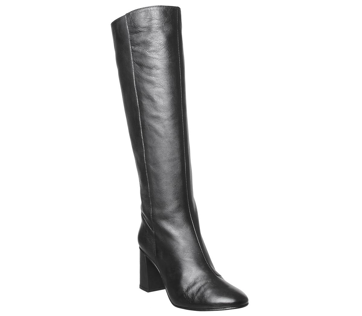 office black knee high boots