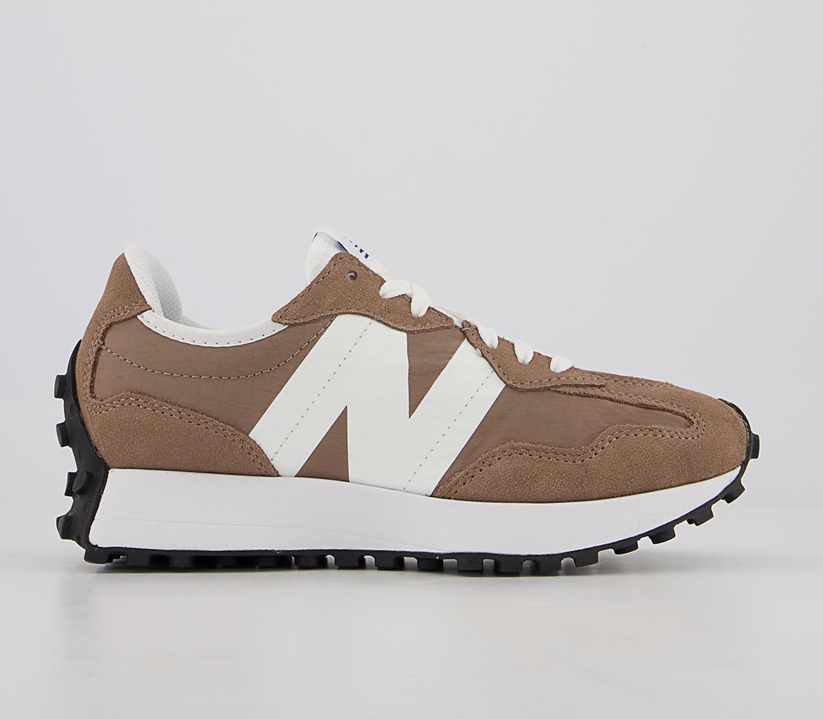 new balance 327 trainers black white mesh