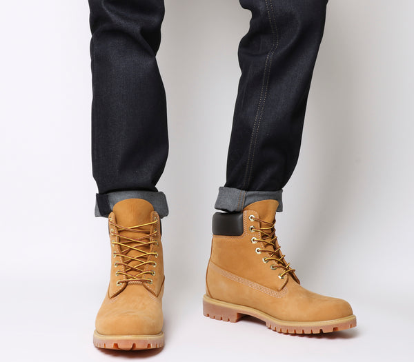 timberland 6 in buck boots rust nubuck