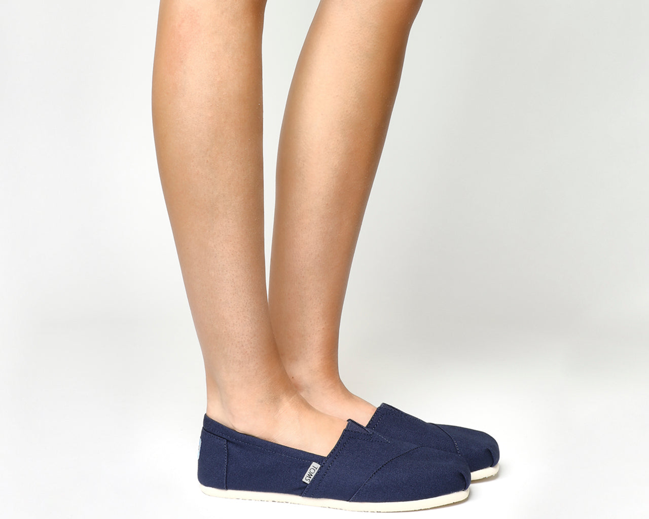 navy canvas slip on shoes womens