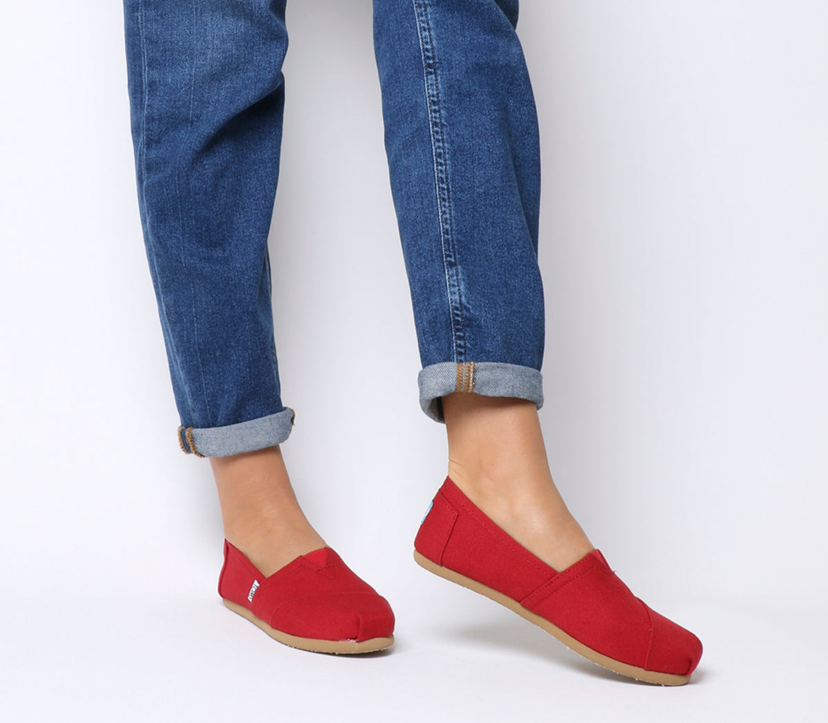 womens toms classic slip on casual shoe