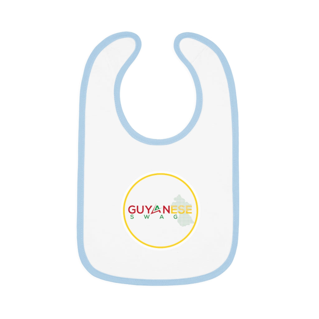 Official Guyanese Swag Baby Contrast Trim Jersey Bib