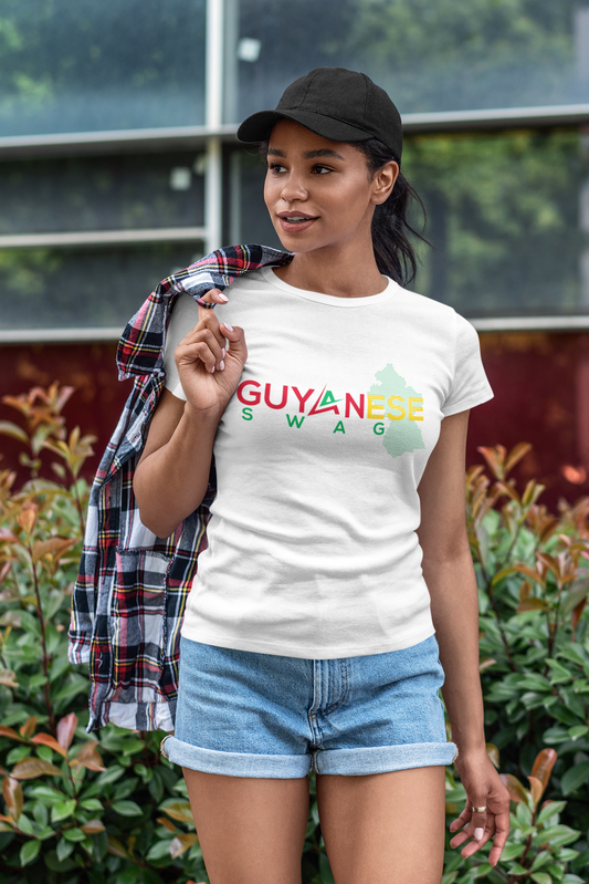 Guyanese Swag Guyana Map Women's Twist-Front Tank Top