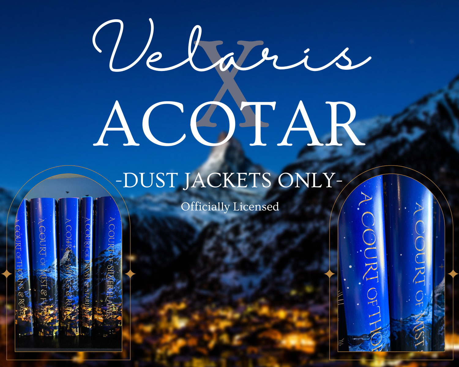 Velaris X ACOTAR Special Edition Book Box Set with Velaris Printed Pag –