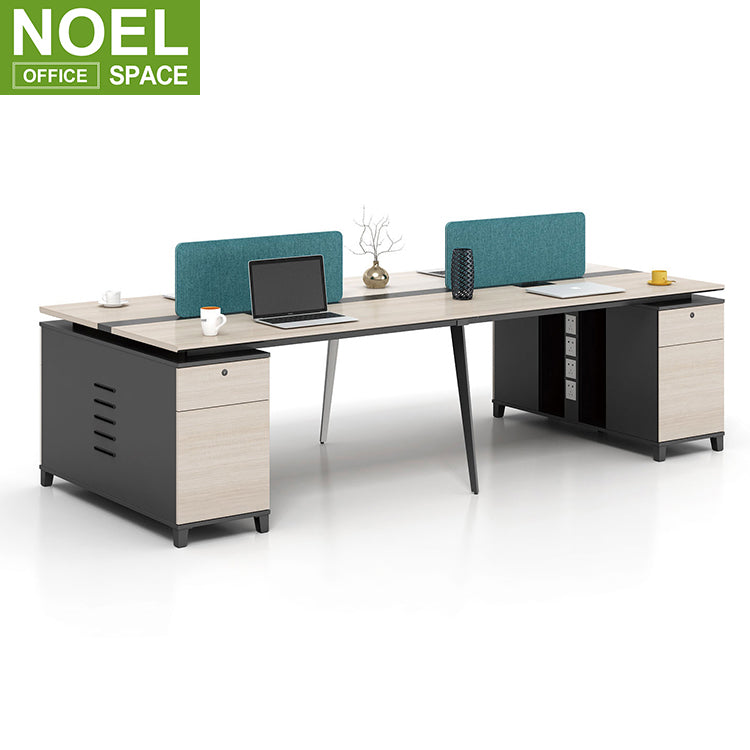 Wholesale Simple Design Office Desk With Partition 4 Person Computer O –  NOEL FURNITURE