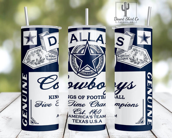 She Loves the D Dallas cowboys 12oz Regular Can Koozie – Desert