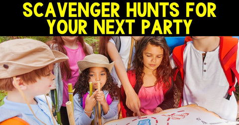 Treasure and scavenger hunts for your next kids party