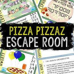 Pizza Printable Escape Room for kids