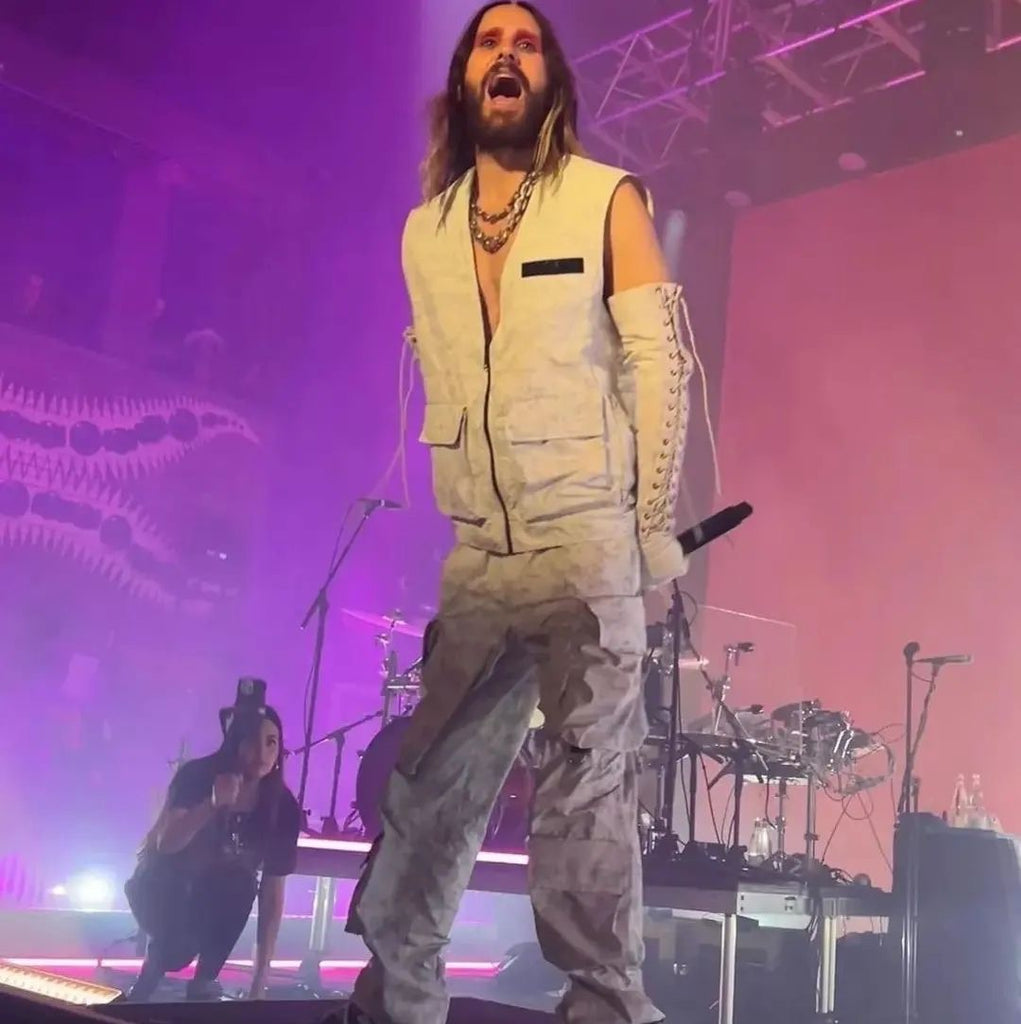 Jared Leto of Thirty Seconds To Mars wears RITUAL for Lollapalooza Aft