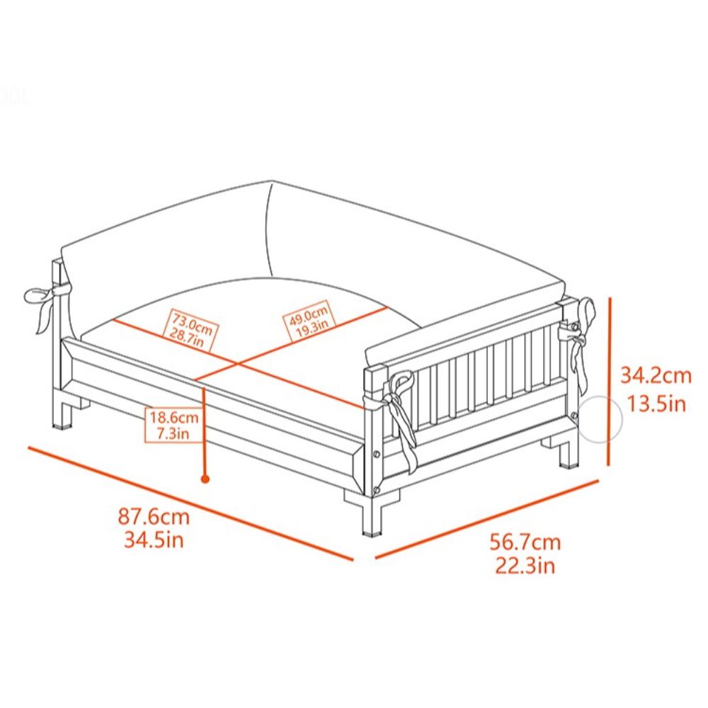 New Age Pet Manhattan Pet Bed Large Dog Bed Dimensions