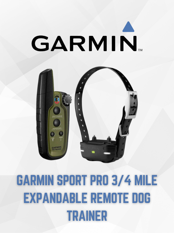 Garmin Sport PRO 3/4 Mile Expanable Remote Dog Trainer