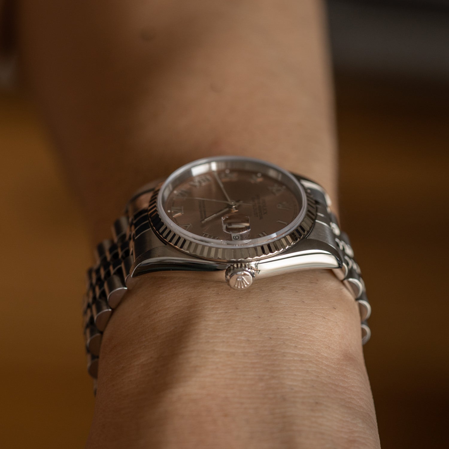 ロレックス デイトジャスト16234 サーモン ダイアル ROLEX Datejust 16234 Salmon Dial