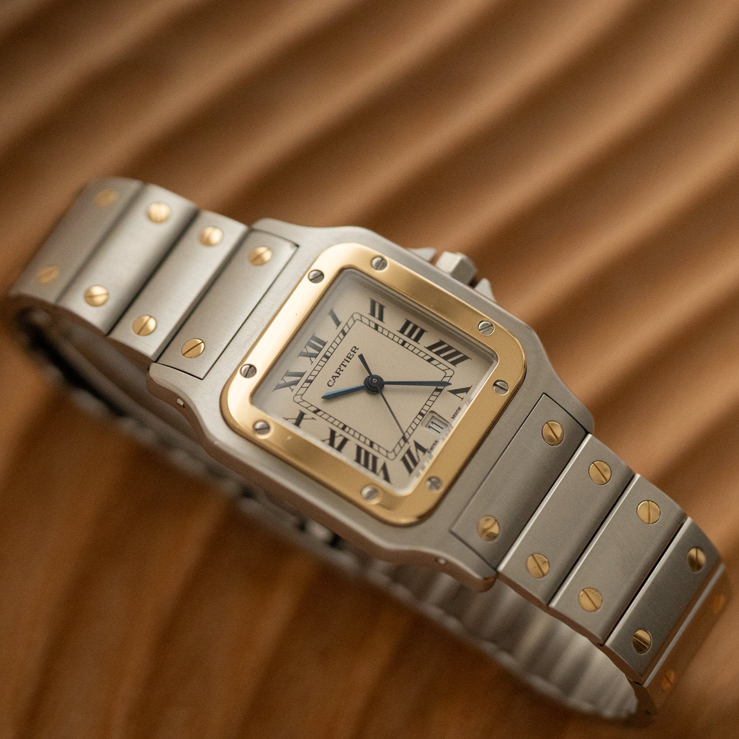 カルティエ サントスガルベ LM 自動巻き Cartier Santos Galbee (Carre)LM Automatic