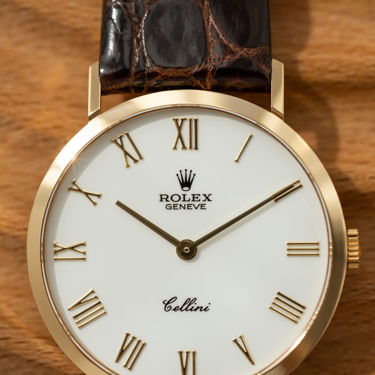 ロレックス チェリーニ 4112 YG ホワイト ローマンダイアル ROLEX CELLINI 4112 YG WHITE ROMAN