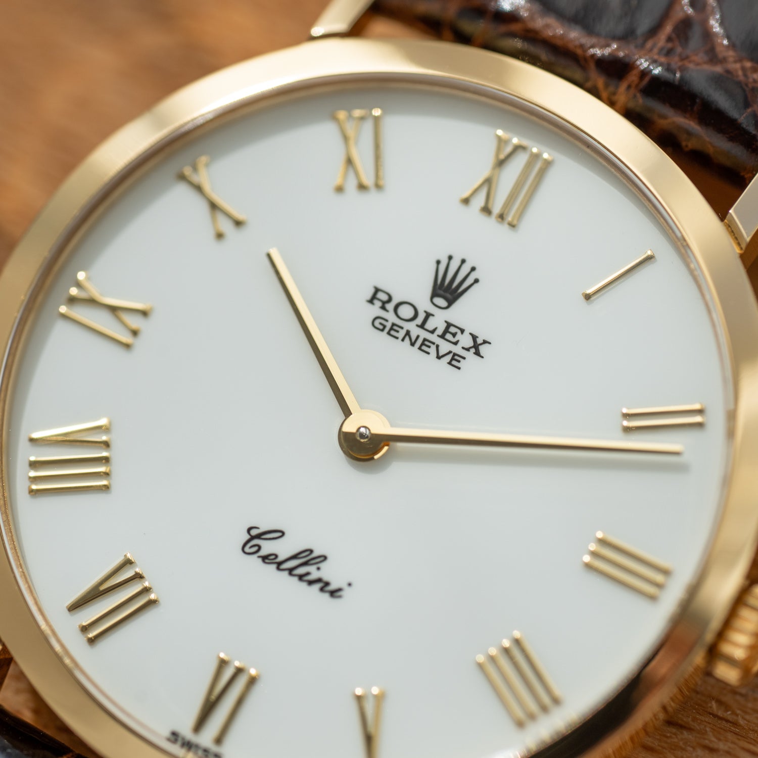 ロレックス チェリーニ 4112 YG ホワイト ローマンダイアル ROLEX CELLINI 4112 YG WHITE ROMAN