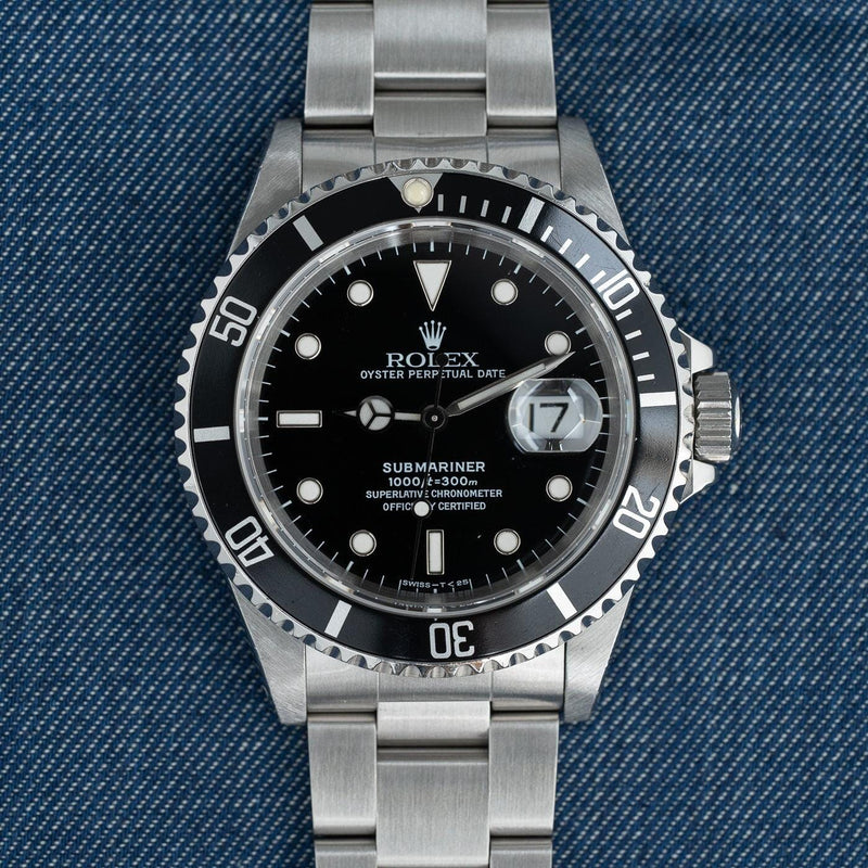 ROLEX Submariner Date 16610 Tritium 