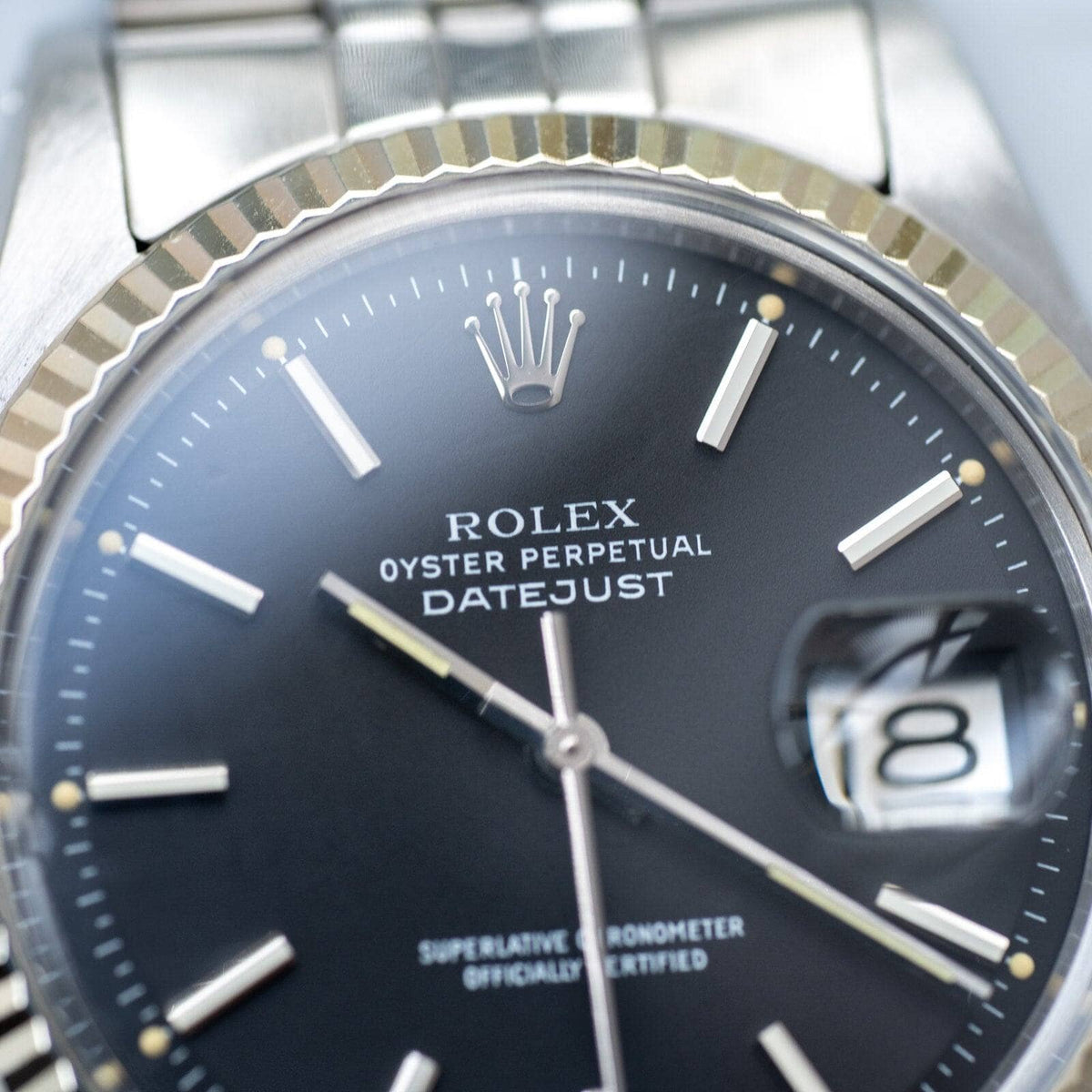 ロレックス デイトジャスト 1601 マットブラック ROLEX Datejust Matte Black