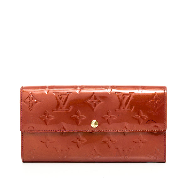 Louis Vuitton Vintage Black Monogram Empreinte Sarah Patent Leather Wallet, Best Price and Reviews