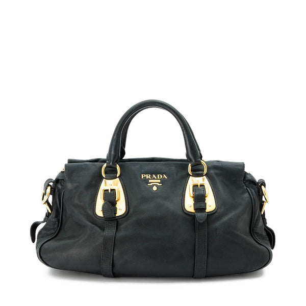 Alma Amarante Monogram Vernis Alma PM Bag Monogram embossed varnish calf  leather