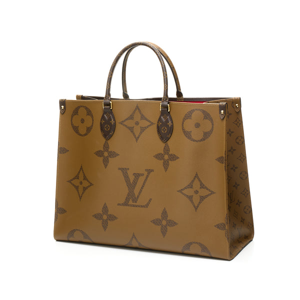 Louis Vuitton Brown Monogram Coated Canvas and Black Cowhide Odéon mm Gold Hardware, 2021, Womens Handbag