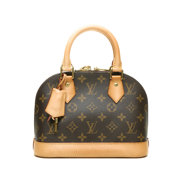 Louis Vuitton Brown Monogram Coated Canvas Pochette Métis Gold Hardware, 2021 (Like New), Womens Handbag