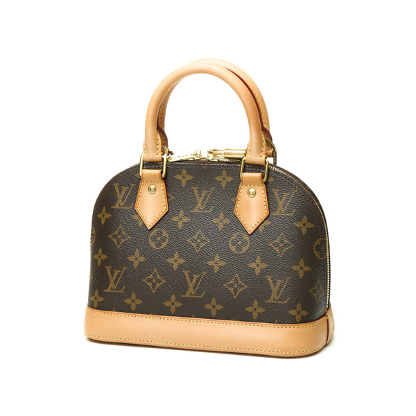 LOUIS VUITTON Brown Monogram Coated Canvas Pochette Clés XL at 1stDibs