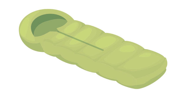illustration of a sleeping pad for camping