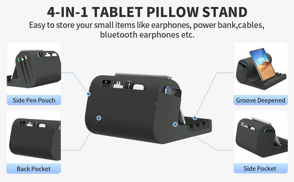 pillow tablet holder