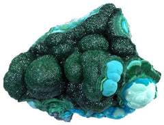 chrysocolle et malachite