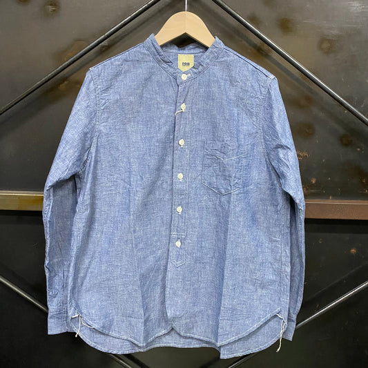 FOB FACTORY /エフオービーファクトリー DYED BAND COLLAR SHIRTS/後