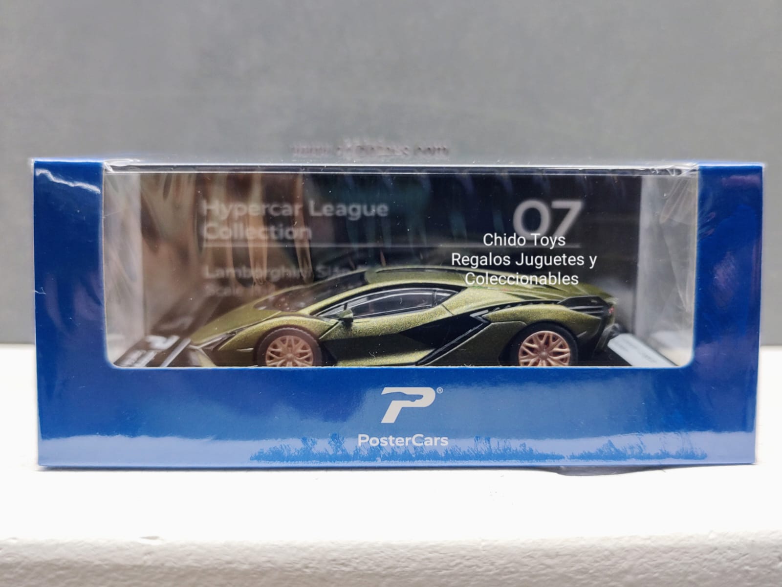 Auto a escala marca PosterCars, modelo Lamborghini Sian FKP 37 – Chido Toys