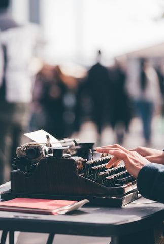 For those not so visible - images of a writers desk