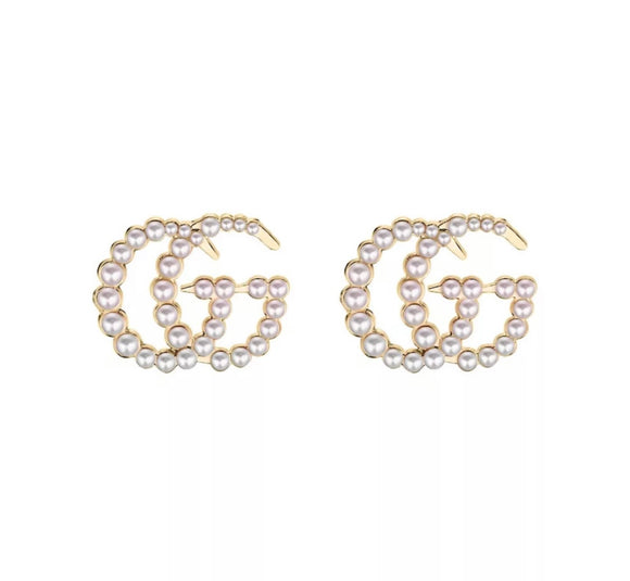 gg pearl earrings